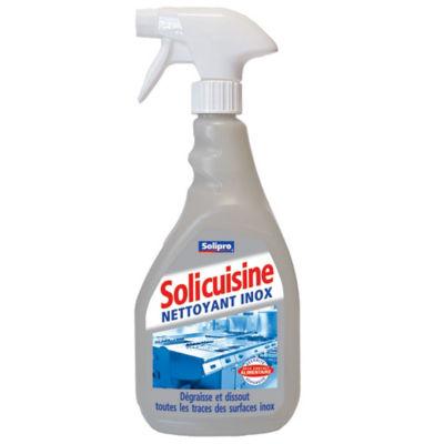 Nettoyant dégraissant détartrant inox Solicuisine de Solipro 750 ml_0