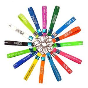 Porte-clés silicone personnalisés - impression, marquage en relief ou en creux - choix de couleurs PMS_0