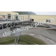 Racleurs de bassins de décantation - Wuxi Houpu - avec entraînement central et pont de raclage des boues_0