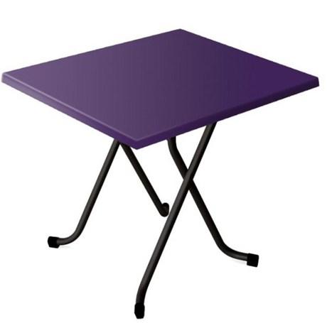 TABLE DE TERRASSE CARRÉE ALSACE VIOLET 70 X 70 CM