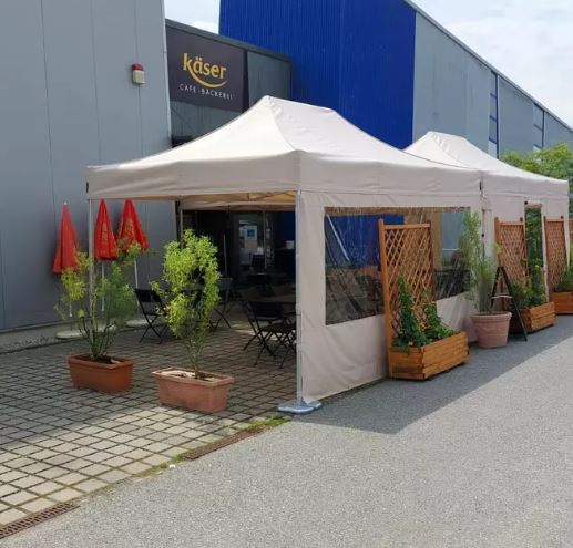 Tente pliante 100% imperméable et ignifuge - Solution pour fumeurs en extérieur_0