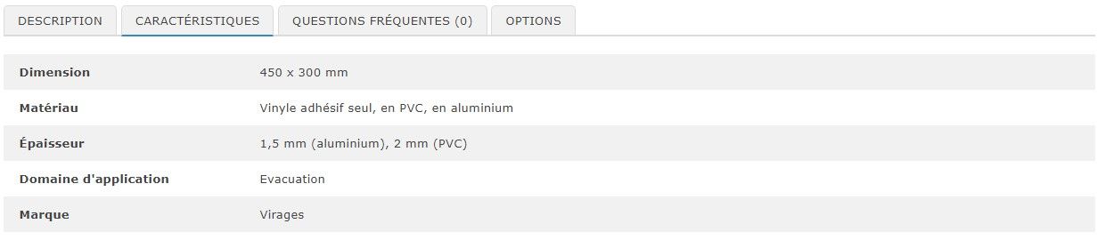 27990 - Panneau consignes de sécurité - Virages - 450 x 300 mm - Film anti-UV et anti-rayures_1