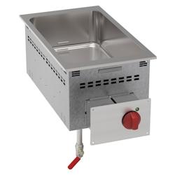EURAST - Drop-in / bain marie électrique gn 1/1 - 350x600x250 mm - 1300 W 230/1V - 12530631 - inox 12530631_0