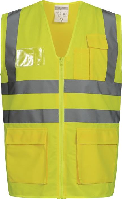 Gilet de signalisation ALBIN taille L jaune EN ISO 20471 cl. EN ISO 13688 SAFESTYLE_0