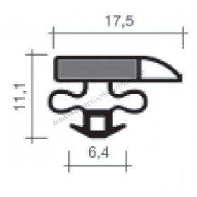 Joint JCA166N - Sur mesure pour chambres froides - Coloris noir_0