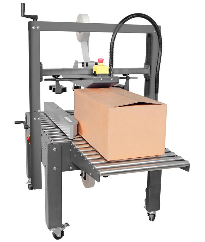 Machine adhésiveuse Robotape 50M - version inox - pour secteur alimentaire et environnements humides_0