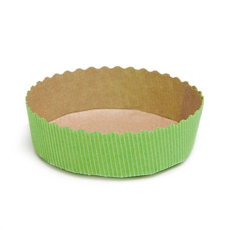 MOULE DE CUISSON PÂTISSERIE D.10X3 CM PAPIER VERT (VENDU PAR 450)