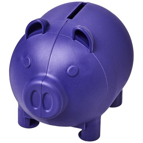Petite tirelire en forme de cochon Oink - 21014002 - Plastique GPPS - cadeau promotionnel pratique_0