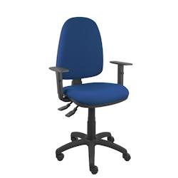 Piqueras y Crespo Silla Aýna S bali azul marino con brazos regulables - bleu multi-matériau 04ASB200B10CRN_0