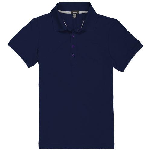 Polo manches courtes pour femmes Crandall - Lavable à 60°C, protection UV UPF 40+, maille piquée 200 g/m²_0