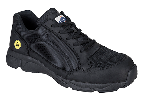 Portwest compositelite esd tees trainer s1p noir ft62, 42_0