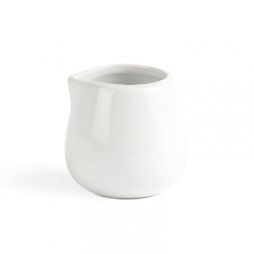 POTS À CRÈME / LAIT EN PORCELAINE BLANCHE OLYMPIA 90 ML - LOT DE 12