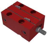 Vérins hydrauliques double effet VBM - bloc compact avec détecteurs magnétiques - pression 250 bar - alésage 25 à 80 mm_0