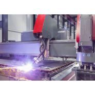 V310 - Machine d'oxycoupage et de forage Voortman - Couple maximum 440Nm - Portique mobile et changeur d'outils 10 stations_0