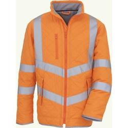 Veste de travail haute visibilité déperlante hiver  Kensington orange T.S Yoko - S orange polyester 6933883216975_0