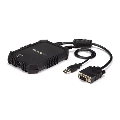 Adaptateur crash cart pour PC portable avec boîtier durable - Console KVM USB avec transfert de fich_0
