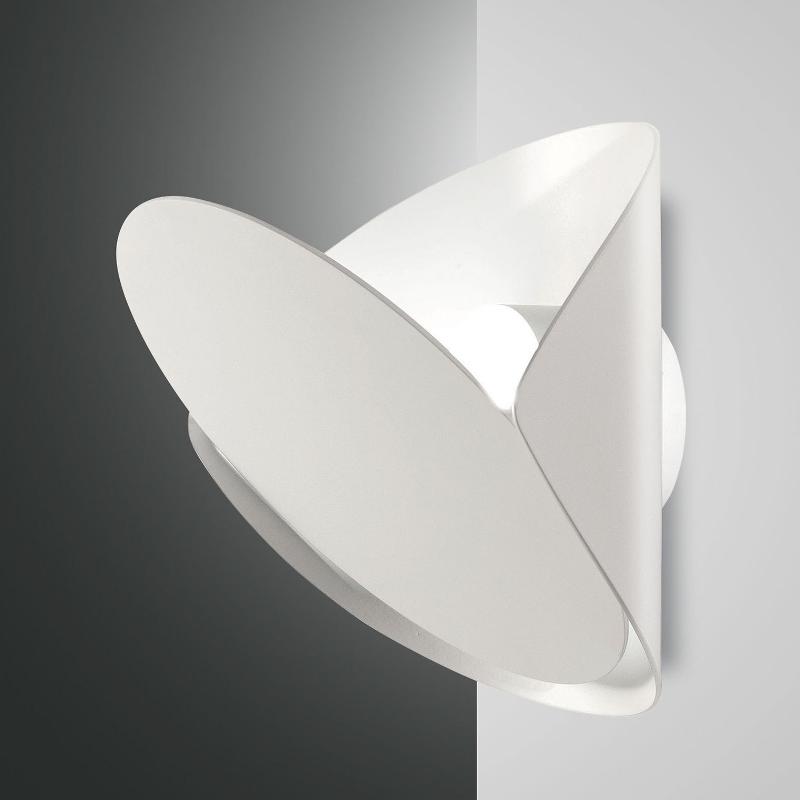 FABAS LUCE APPLIQUE LED SHIELD, DIMMABLE, BLANCHE