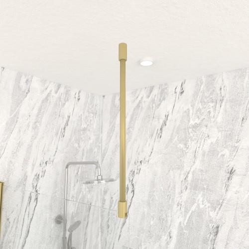 BARRE DE PLAFOND OR BROSSÉ POUR PARMA 2 - DÉCOUPABLE - 60 CM AURLANE