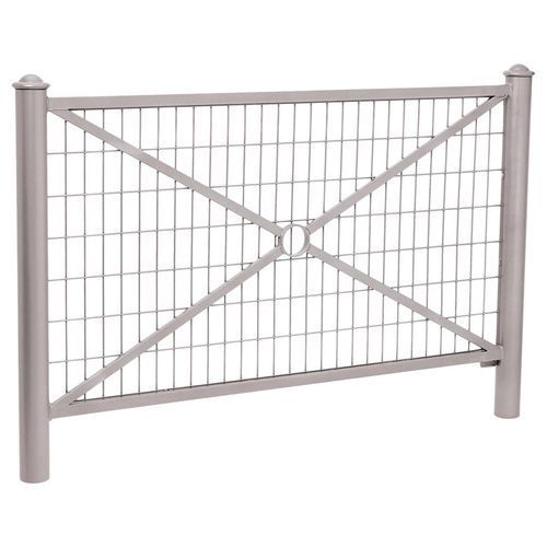 BARRIÈRE PROVINCE GRILLAGÉE 1.57 M AGORA - ZINC GRIS 7044 - PROCITY