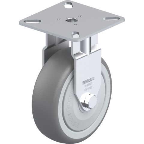BLICKLE - ROULETTE FIXE Ø 75MM BANDAGE CAOUTCHOUC TPE 75KG - BPA-TPA 75KF