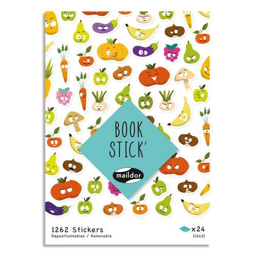 BOOK 24 FEUILLES MAILDOR A5 ET 1008 STICK THEME AMOUR