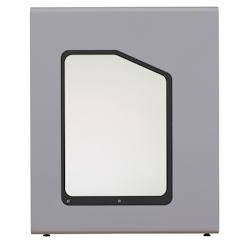 Rossignol - Borne de tri Vigipirate CUBATRI 90L - autres déchets - gris manganèse/gris/noir métal - réf. 55586_0