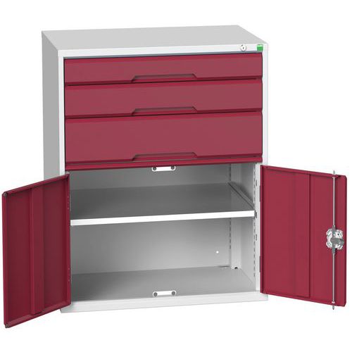 BOTT 1 ARMOIRE À TIROIRS VERSO - 1000MM - 3 TIROIRS - BOTT