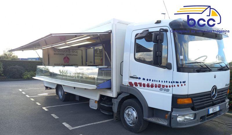 Camion boucherie charcuterie 6m - Vitrine réfrigérée 5m45 + réserves froides GN - 1044_0