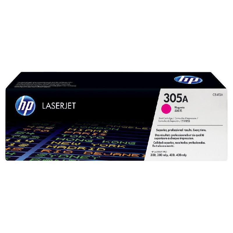 CARTOUCHE LASER HP 305A CE413A - MAGENTA - 2600 PAGES