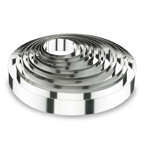 CERCLE À VACHERIN EN INOX 18/10 - HAUTEUR 6CM - DIAMÈTRE 18CM - LACOR - CERCLE À VACHERIN
