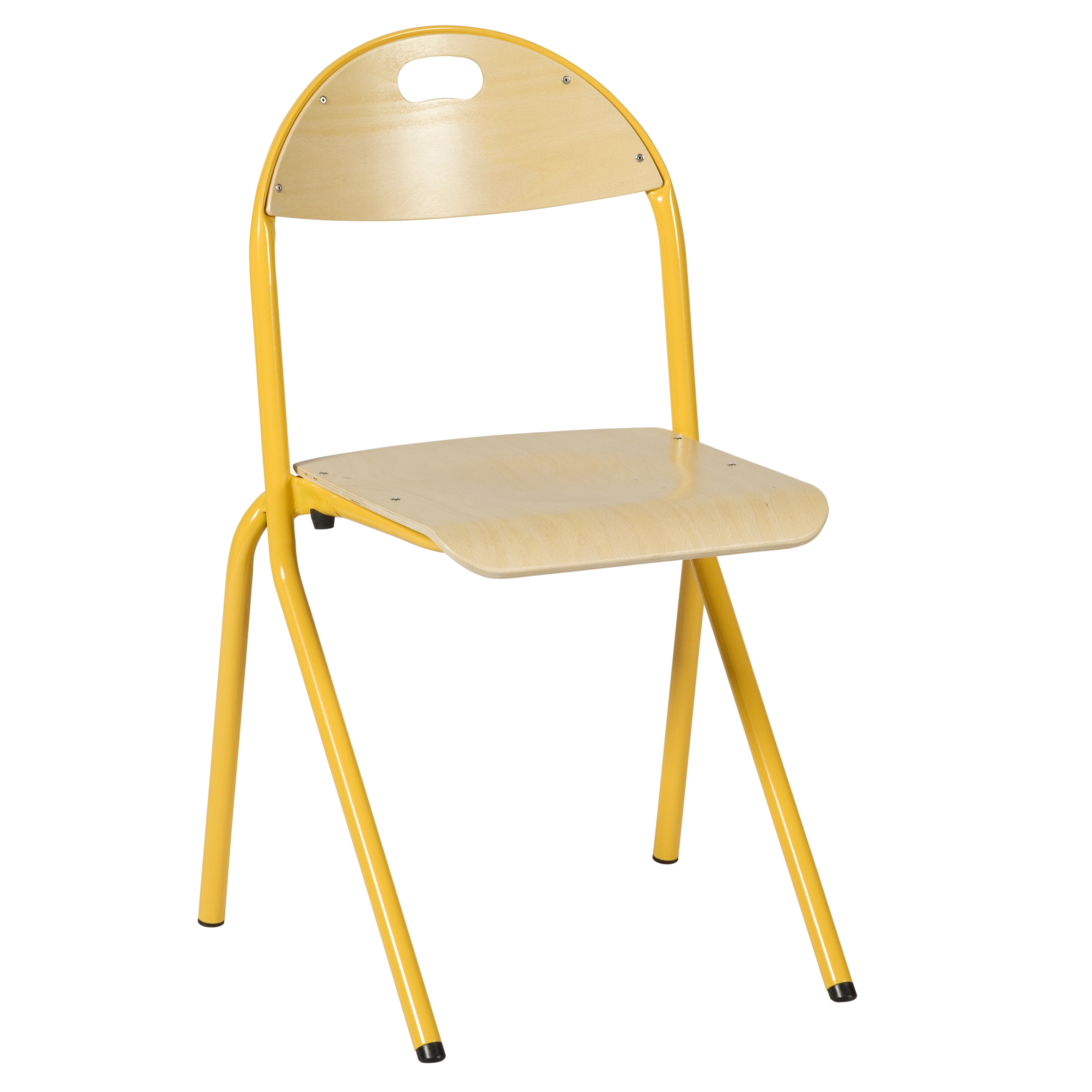 Chaise scolaire AMAPA A/T - Tailles 1 à 6 - Appui sur table - Assise et dossier en hêtre multiplis 8 mm_0