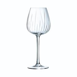 Lot de 4 verres à pied 35 cl Swirly - Cristal d'Arques - transparent 0883314943535_0