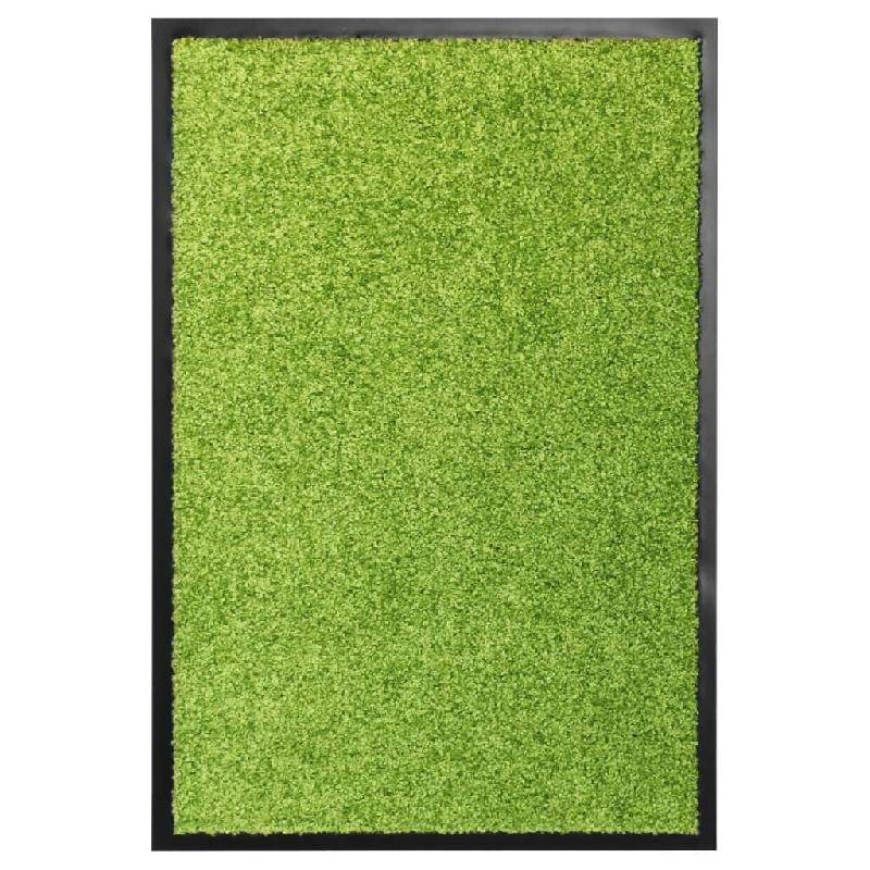 Décoshop26 - Paillasson lavable Vert 40x60 cm DEC023188 - 3001216669606_0