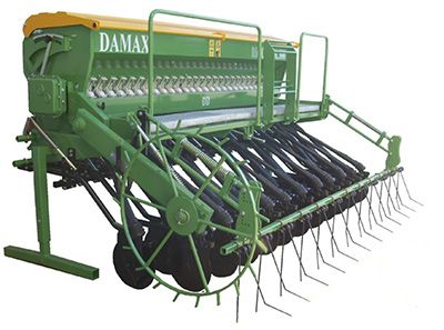 DSG Combi - Semoir agricole - Damax SRL - Modèle MT 2.50 à MT 4.00 - Versions bottine, disque simple et double_0
