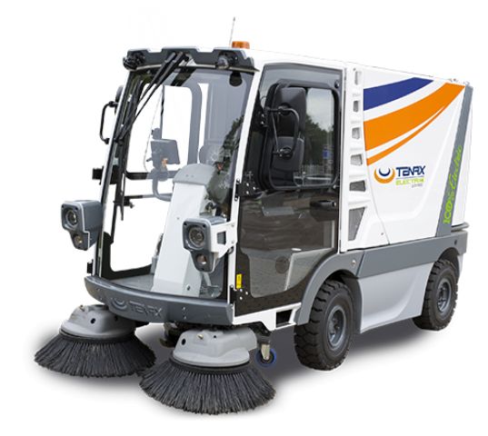 Electra 2.0 Neo - Balayeuse de voirie électrique compacte 48V - 2m³ - Tenax_0
