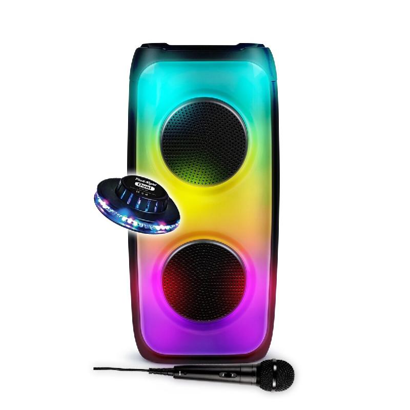 Enceinte Autonome Sono DJ BIG BEN PARTY PARTYBTHPM - 50W - Bluetooth USB SD - effets LED Jeu OVNI, Activation de Basses, Micro - 3666638041180_0