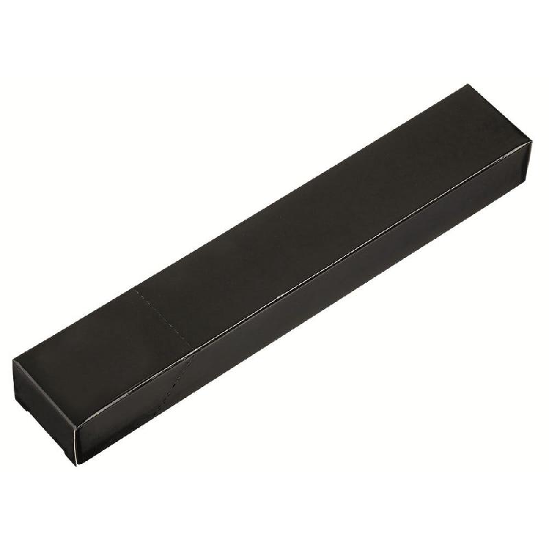 Etui couverts carton noir vernis 20,6x6,6x2,4cm - par 150_0