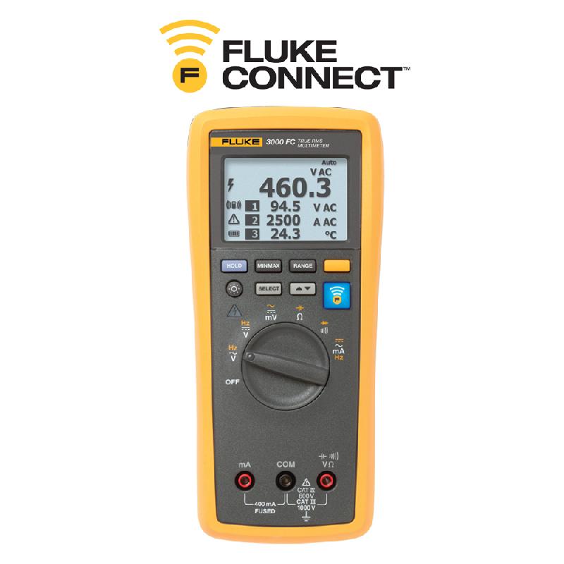 FLUKE-3000-FC - Multimètre portable TRMS AC 6 000 points - Compatible modules déportés sans fil Fluke Connect_0
