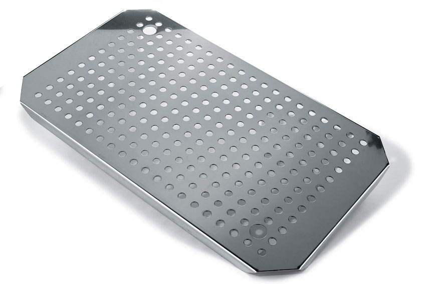 GRILLE DE FOND EN INOX - GN1/1