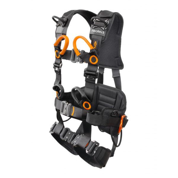 Harnais antichute et sauvetage NUS140 - ceinture de maintien avec anneaux pivotants et dosseret respirant_0