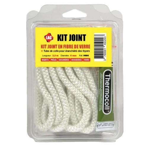 KIT JOINT THERMIQUE + TUBE DE COLLE POUR ÉTANCHÉITÉ - FIBRE DE VERRE 8 MM ASSISTANCE CHIMIQUE