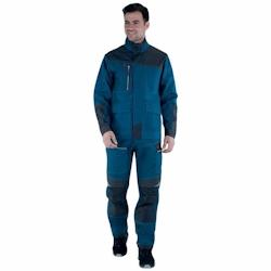 Lafont - Pantalon de travail SPANNER Bleu Pétrole / Gris Foncé Taille S - S bleu 3609705738279_0