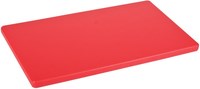 MATFER - PLANCHE À DÉCOUPER PEHD POLYÉTHYLÈNE ROUGE 600 X 400 X 20 CM - 130080