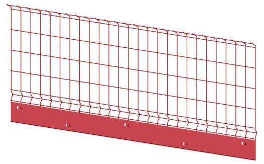 Panneau Secureto - Compatible potelet NF RETOTUB - Norme NF EN 13374 Classe A - Plinthe 180mm remplaçable_0