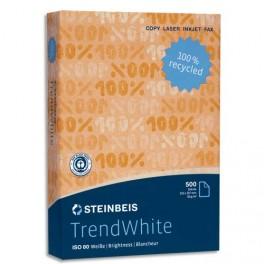 PAPYRUS RAMETTE DE 500 FEUILLES TRENDWHITE A3 80G, PAPIER 100% RECYCLÉ BLANC CIE 85. 61102