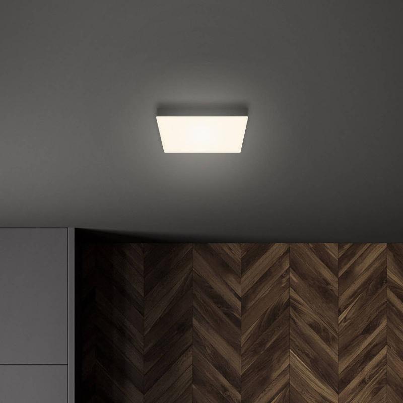 BRILONER PLAFONNIER LED FLAME, 21,2 X 21,2 CM, NOIR