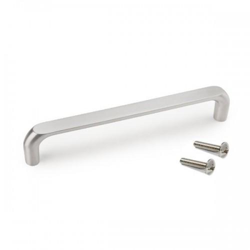 POIGNÉE DE MEUBLE ZAGREB - PAR 20 - ENTRAXE 160 MM - ZAMAK NICKEL EMUCA