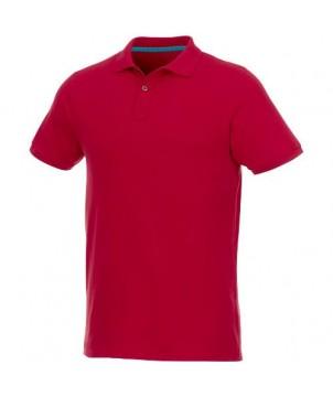 POLO BIO RECYCLÉ MANCHES COURTES HOMME BERYL ROUGE - GOODIES ÉCOLOGIQUES