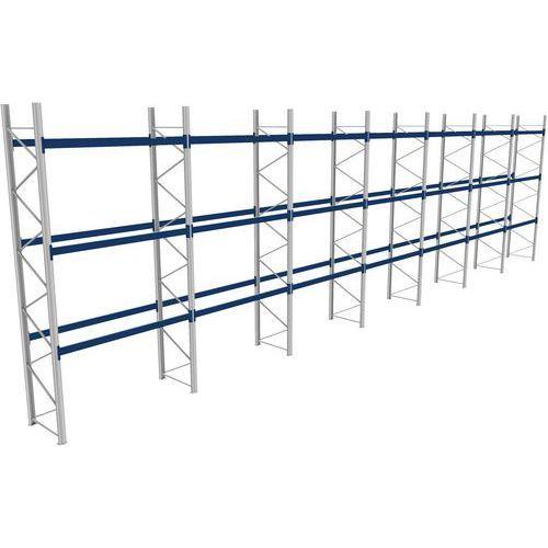 RACK 1 DÉPART + 6 SUIVANTS LXLXH 2700X19900X5500 1000KG 3 NIV - BITO