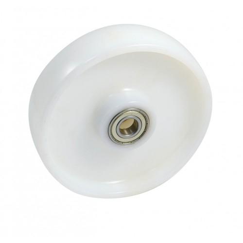 ROUE POLYAMIDE 6 - 100 MM - ALÉSAGE 15 MM - 250 KG - ROULEMENTS À BILLES AVL